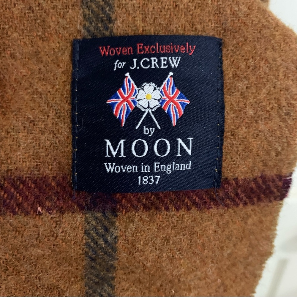 J.Crew Tan Wool Fabric Scarf by Moon